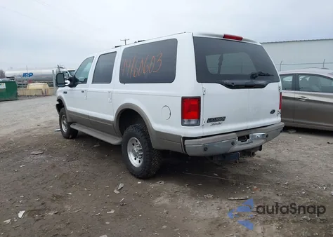 2001 Ford Excursion Limited z USA, uszkodzony, nr VIN 1FMNU43S01EA00174